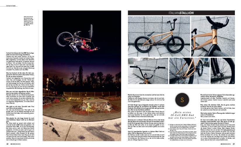 Stefan Lantschner itw on BMX Rider