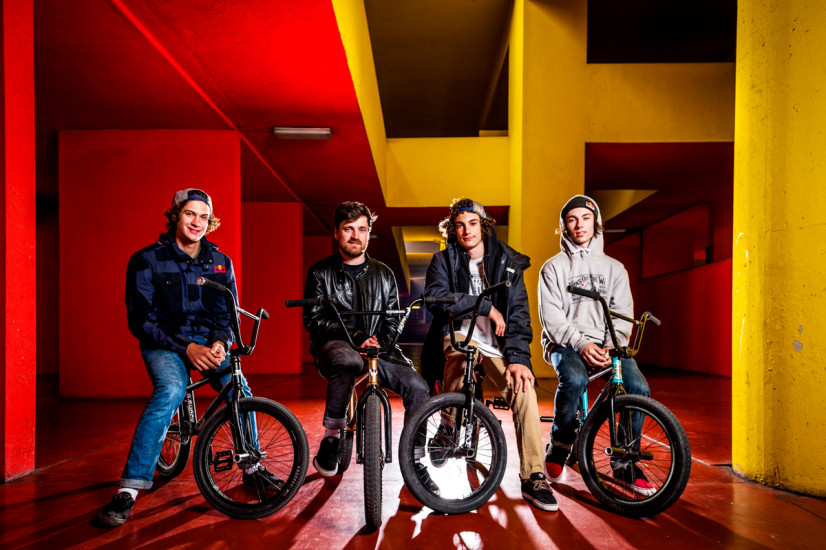 Matthias Dandois, Stefan Lantschner, Simone Barraco, Anthony Perrin